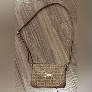 Juicy Couture Brown Logo Crossbody Bag